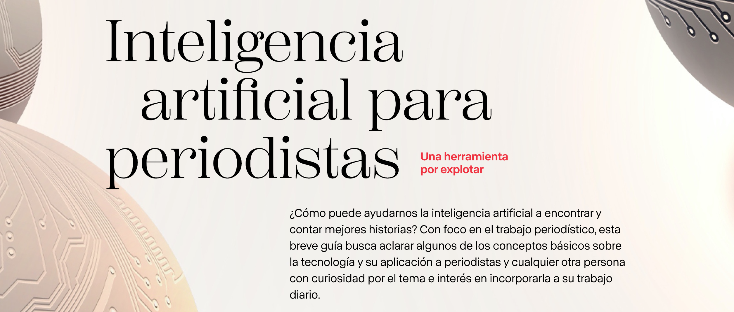 Inteligencia artificial para periodistas: bibliografía para empezar en el tema